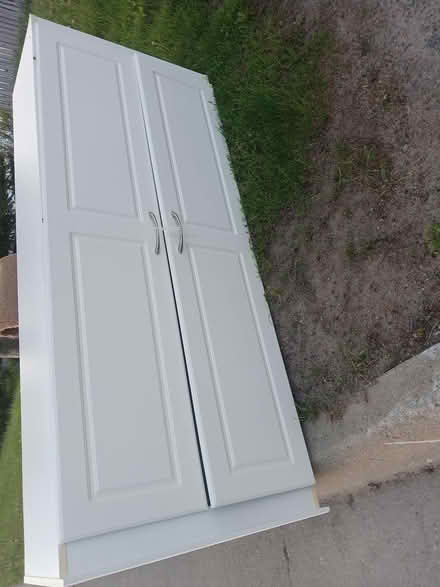 Photo of free Tall white cabinet (Barrie l4m 6b7) #1