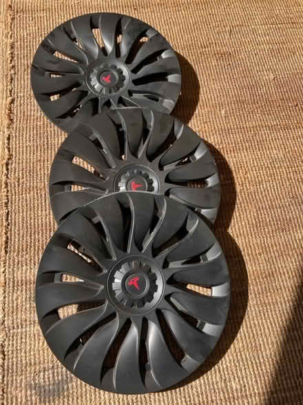 Photo of free Tesla Y Gemini wheels hub caps (San Gabriel) #1
