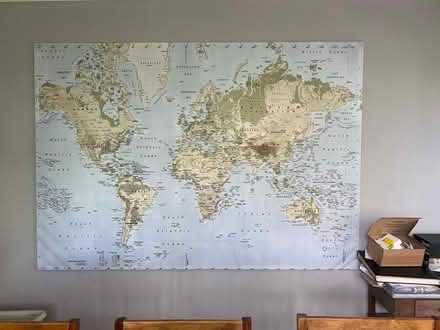 Photo of free HUGE map of the world (Stannington S6) #1