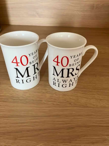 Photo of free Two matching mugs (Aston CH5) #1