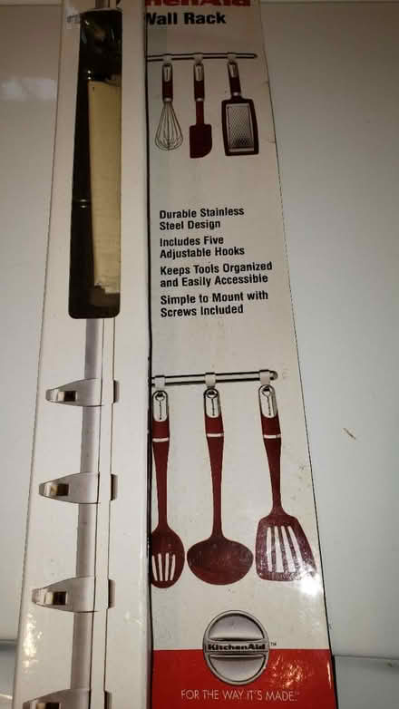 Photo of free Kitchen aid 16 in wall rack (Moorestown) #1