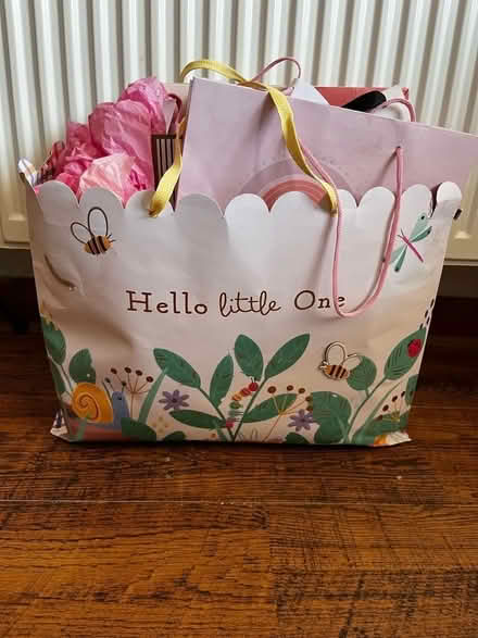 Photo of free Bag of gift bags mainly baby girls (Morecambe LA4) #1