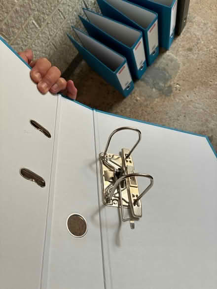 Photo of free Qty six lever arch folders (Heage DE56) #2