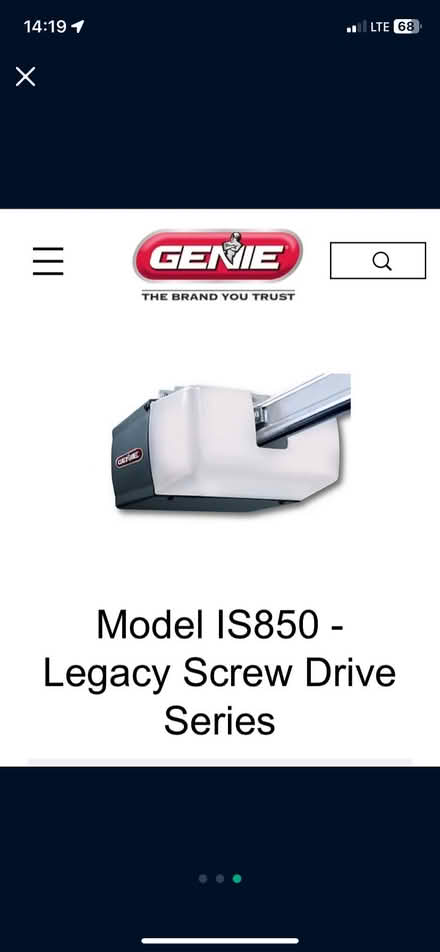 Photo of free Garage door opener (Canyon Creek) #3