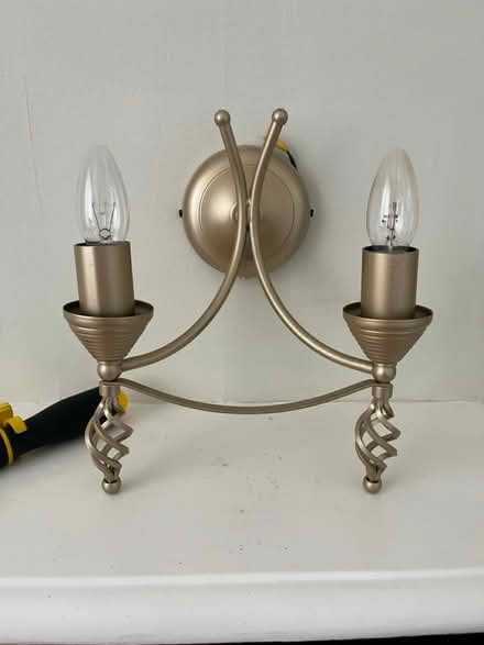 Photo of free Brass effect wall lights (Dun Laoghaire) #1