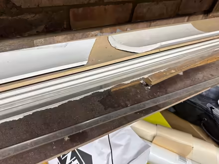 Photo of free 4 off 127mm paper covered plaster coving (Dacorum HP1) #1