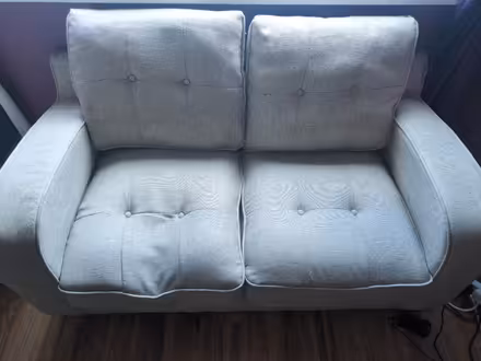 Photo of free One 2 Seater couch -Light beige (North Dublin) #1