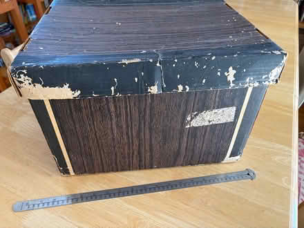 Photo of free Cardboard bankers box (Downtown Sunnyvale) #1