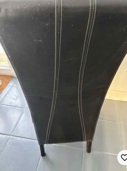 Photo of free 4 x High back faux leather chairs (Wa14) #2