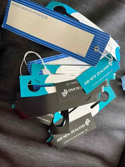 Photo of free Luggage tags (paper) (SG4 hitchin) #1