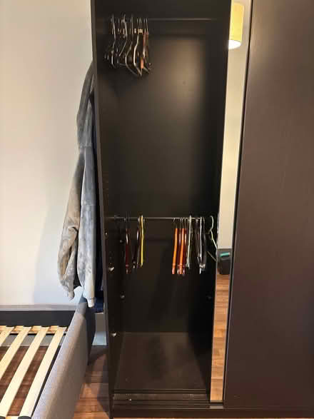 Photo of free Ikea double wardrobe with mirror (moston M40,) #2