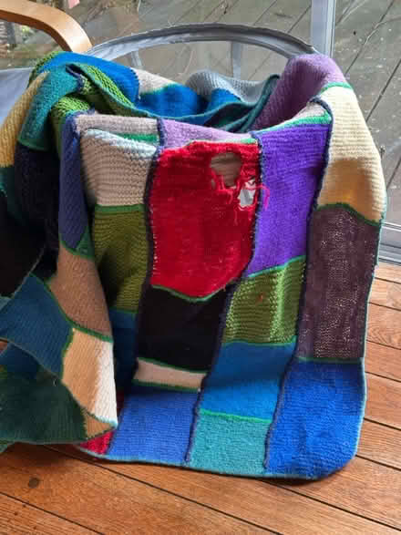 Photo of free Hand knit blanket (Berkeley) #1