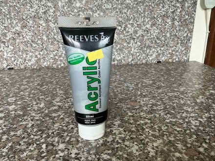 Photo of free Silver acrylic paint (Walkley S6) #1