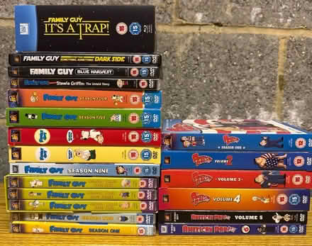 Photo of free Family guy & american dad DVD (Hatch Warren RG22) #1