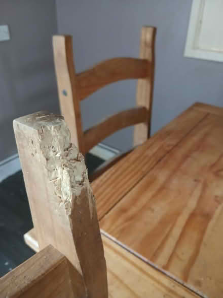 Photo of free Table and 4 chairs (Canford Heath, BH17 8) #2