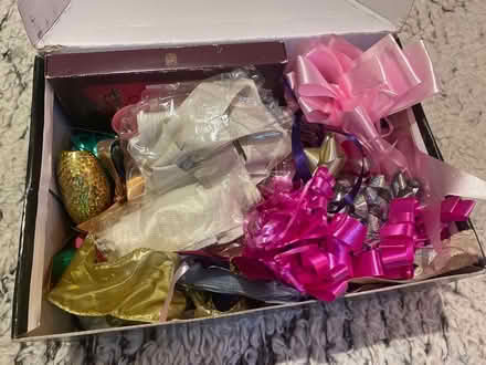 Photo of free Box of ribbons and bows (Acton W3) #1