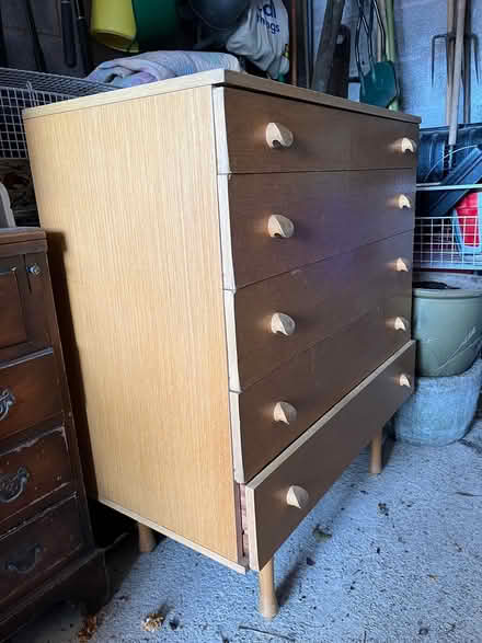 Photo of free Mid Century chest of draws (Dursley) #2