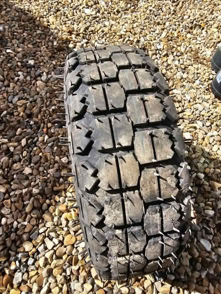 Photo of free Jockey wheel tyre - virtually new (Burgess Hill RH15) #3
