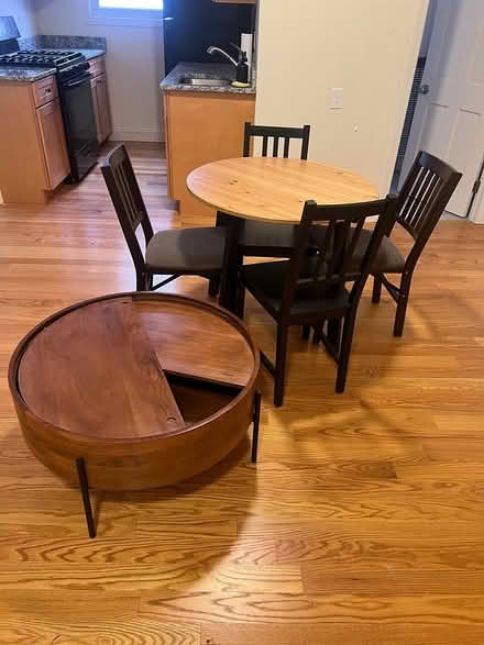 Photo of free Table, chairs, coffee table (Porter Square) #1