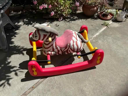Photo of free Bouncy zebra for toddler (PaloAlto Ventura neighborhood) #1