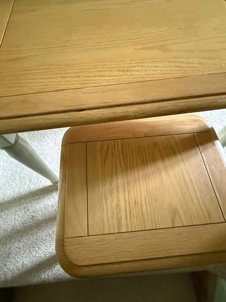 Photo of free Two oak stacking tables (Atworth) #2