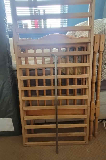 Photo of free Drop-side cot 120cm x 60cm (Overstone Lodge) #1