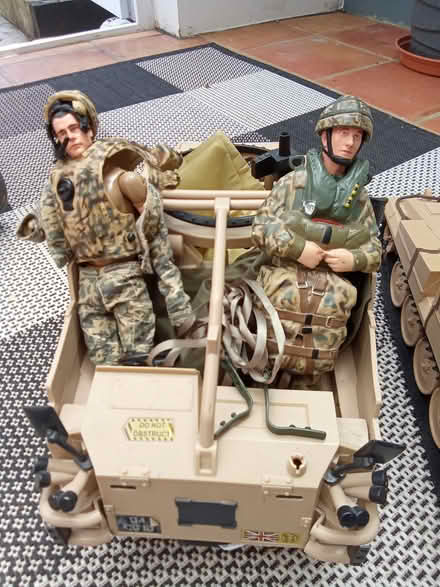 Photo of free Big toy army trucks and soldiers (Blackrock, Co Dublin) #2