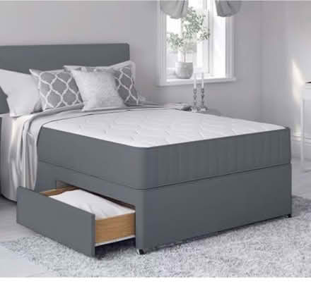 Photo of King size bed with foam mattress (Kirkcaldy KY1) #1