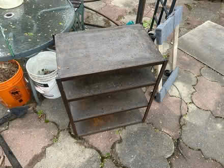 Photo of free Metal storage shelf (Gloucester Glen) #1