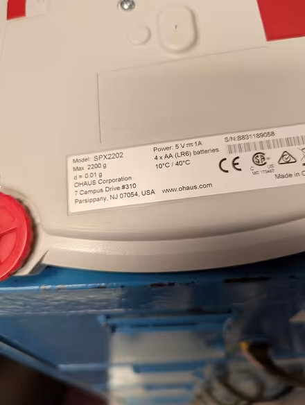 Photo of free 2200g x 0.01g scale (Near Slack and Merivale) #2