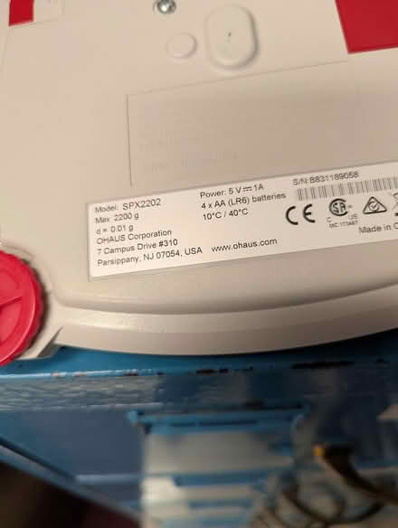 Photo of free 2200g x 0.01g scale (Near Slack and Merivale) #2