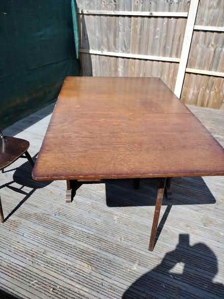 Photo of free Dropleaf table and 4 chairs (Alfreton DE55) #3