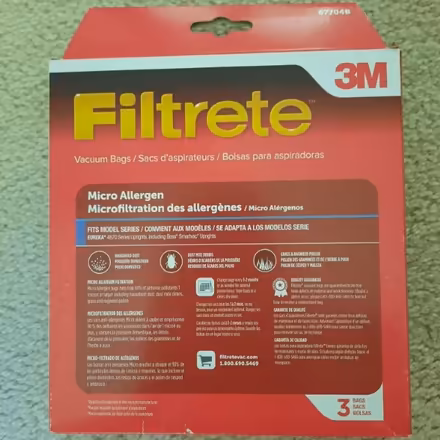 Photo of free New Eureka RR vacuum bags (Orleans) #2
