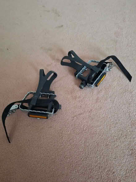 Photo of free Bike pedals with straps (Saltdean BN2) #1