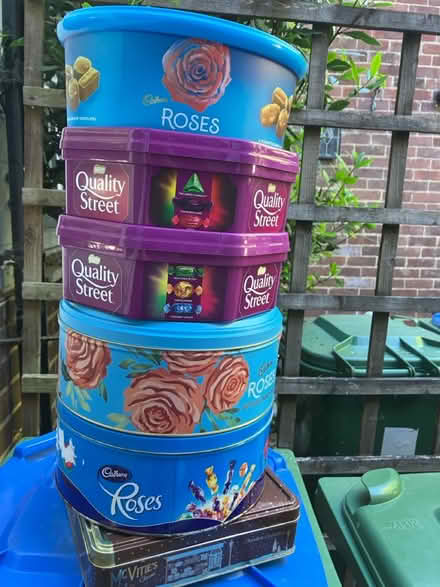 Photo of free Large tins (SO16 Southampton) #1