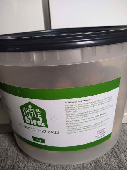Photo of free Tub of fat balls (Emsworth PO10) #4