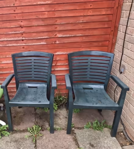 Photo of free 2 garden chairs (TN4) #1