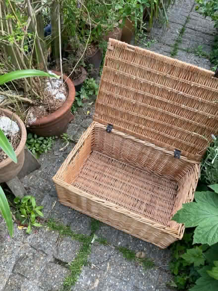 Photo of free Wicker basket (Lee green) #2