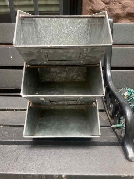 Photo of free 3 metal caddies / holders (Harlem) #3