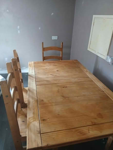 Photo of free Table and 4 chairs (Canford Heath, BH17 8) #1
