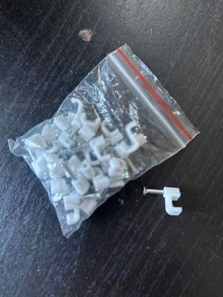 Photo of free Telephone wire / wire wall fixings (Earley RG6) #1