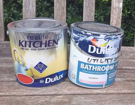 Photo of free Old paint - emulsion and kitchen/bathroom (Epping CM16) #1