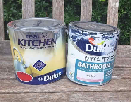 Photo of free Old paint - emulsion and kitchen/bathroom (Epping CM16) #1