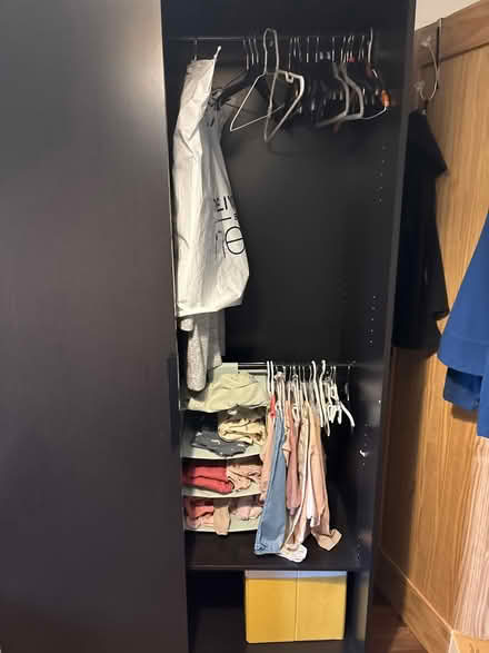 Photo of free Ikea double wardrobe with mirror (moston M40,) #3