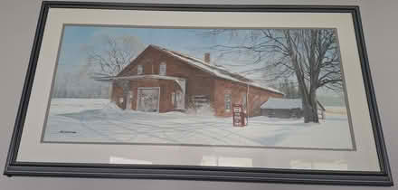 Photo of free "Crossroads": Framed Lithograph (Queen St & Hwy #410) #3