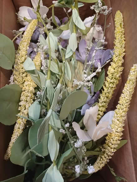 Photo of free Box of fake flowers and folidage (North Shields NE30) #2
