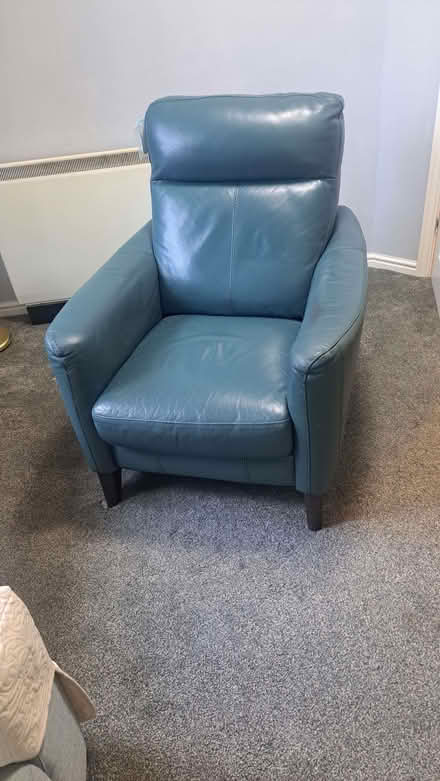 Photo of free Leather arm chair (Winnersh RG41) #1