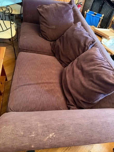 Photo of free Sofa with cushions (North Springfield) #1