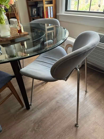 Photo of free Grey Chairs (Woodley Park) #2