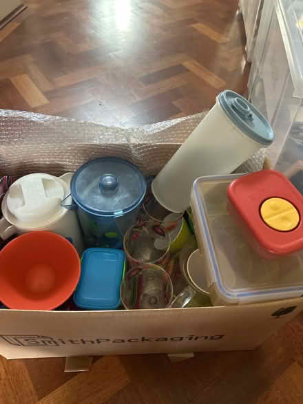 Photo of free Plastic containers, jugs, cups, plates and bowls (De Parys MK40) #1